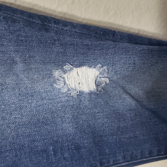 Good AMERICAN Good Waist Ripped Distressed Skinny Jeans, Size  8/29 - Picture 6 of 12
